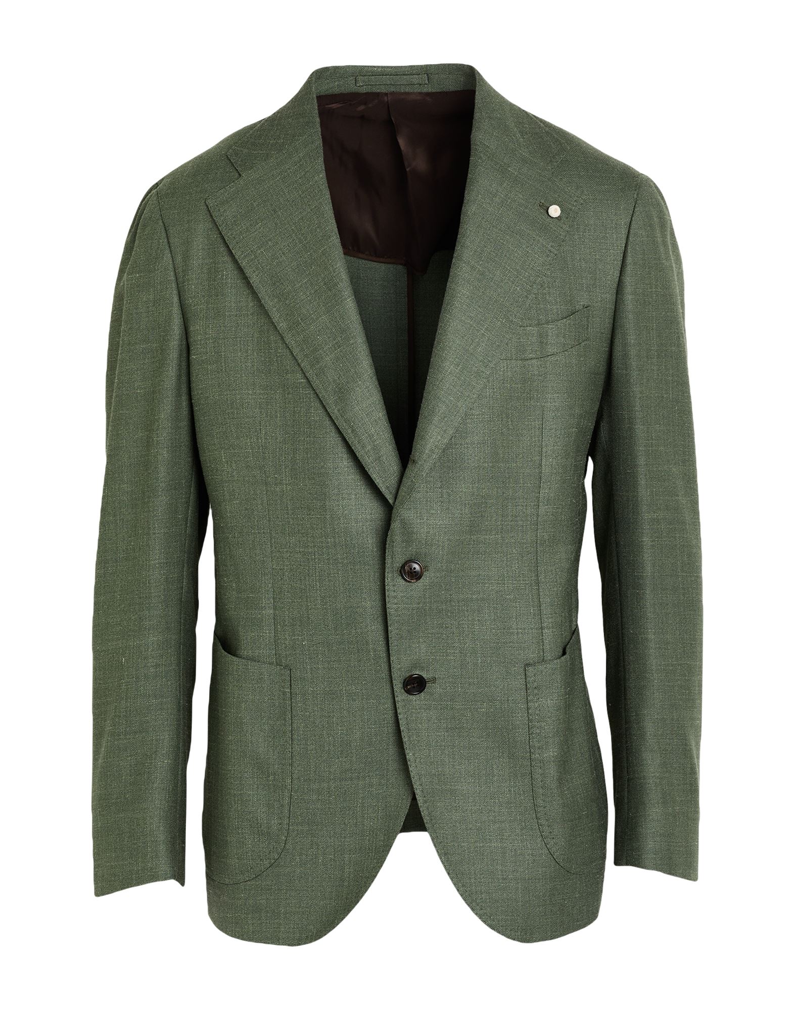 LUIGI BIANCHI Mantova Blazer Herren Militärgrün von LUIGI BIANCHI Mantova