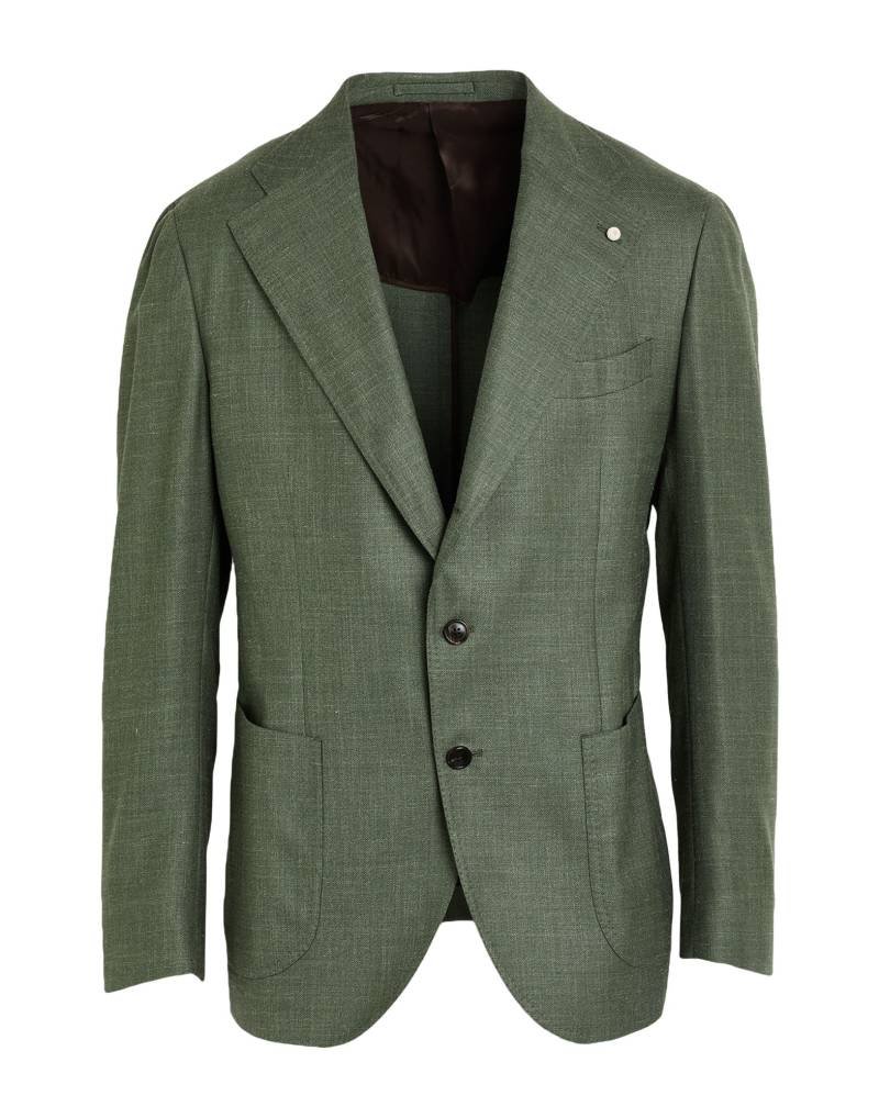LUIGI BIANCHI Mantova Blazer Herren Militärgrün von LUIGI BIANCHI Mantova