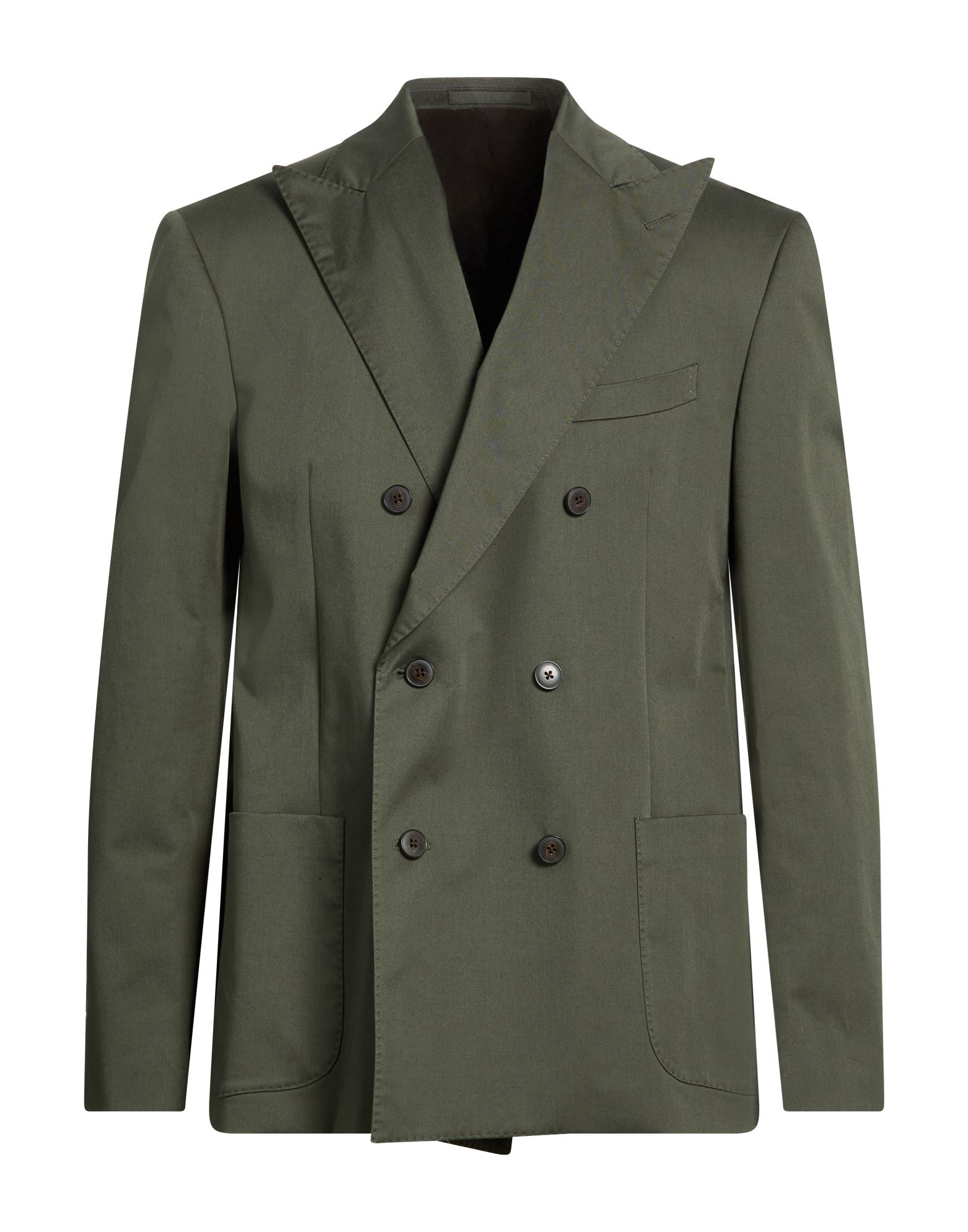 LUIGI BIANCHI Mantova Blazer Herren Militärgrün von LUIGI BIANCHI Mantova