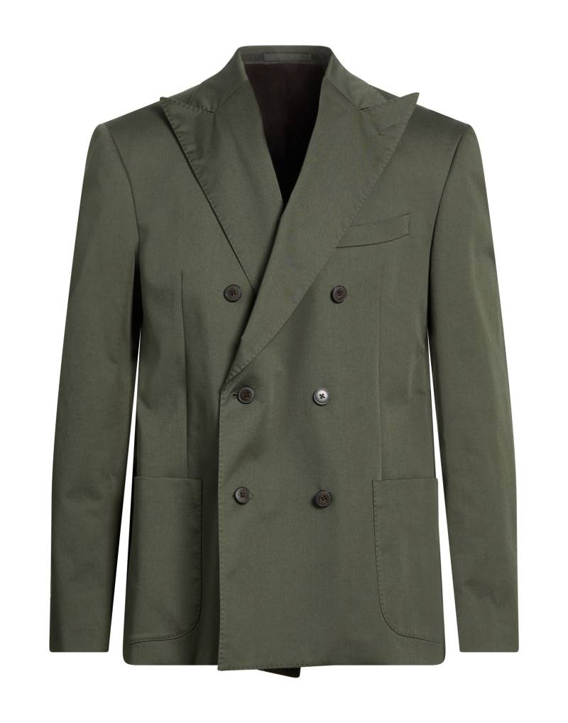 LUIGI BIANCHI Mantova Blazer Herren Militärgrün von LUIGI BIANCHI Mantova