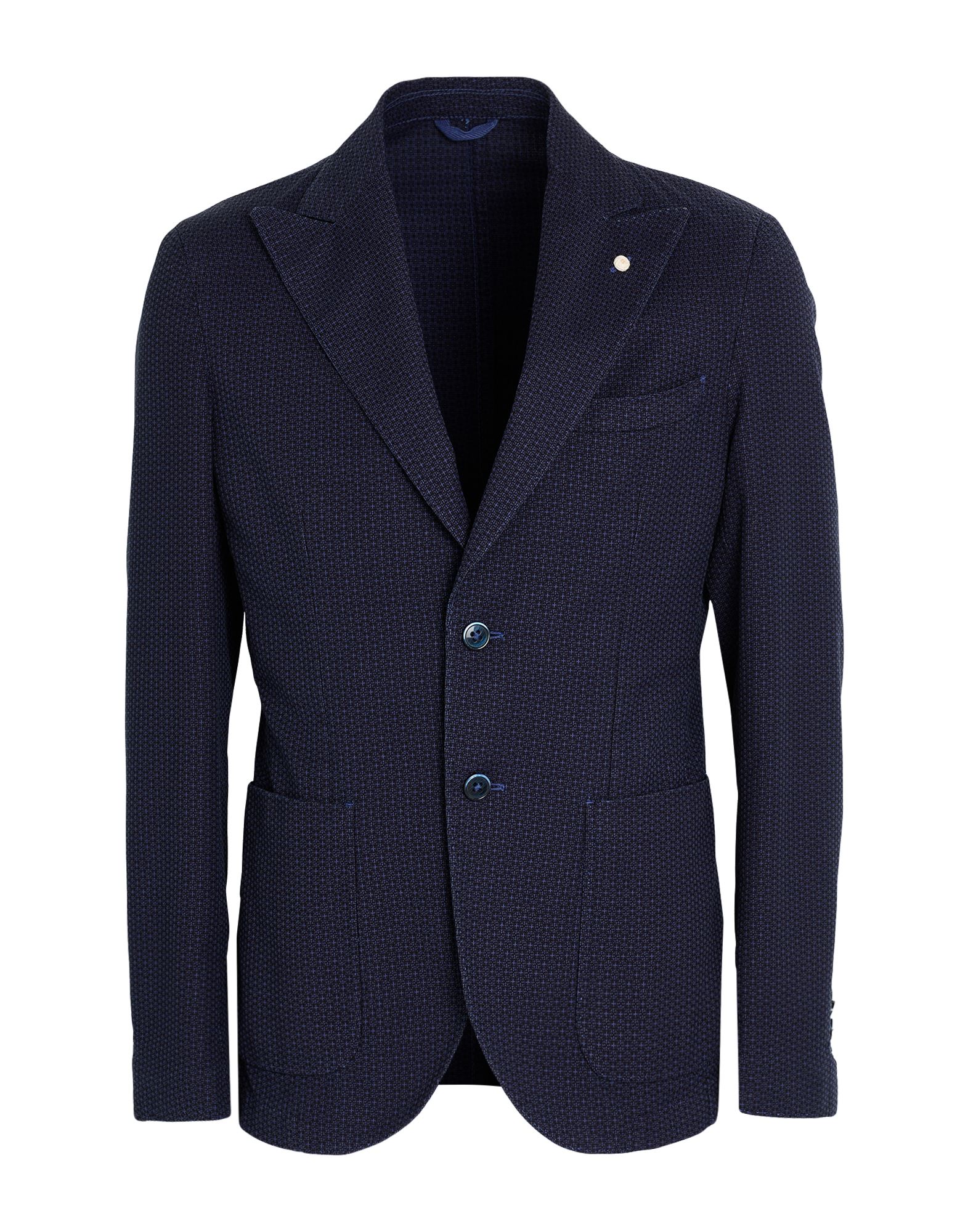LUIGI BIANCHI Mantova Blazer Herren Nachtblau von LUIGI BIANCHI Mantova