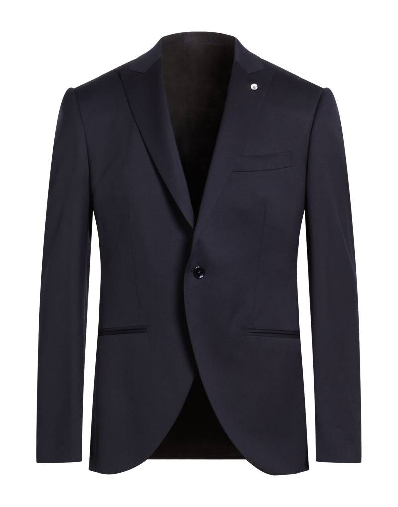 LUIGI BIANCHI Mantova Blazer Herren Nachtblau von LUIGI BIANCHI Mantova