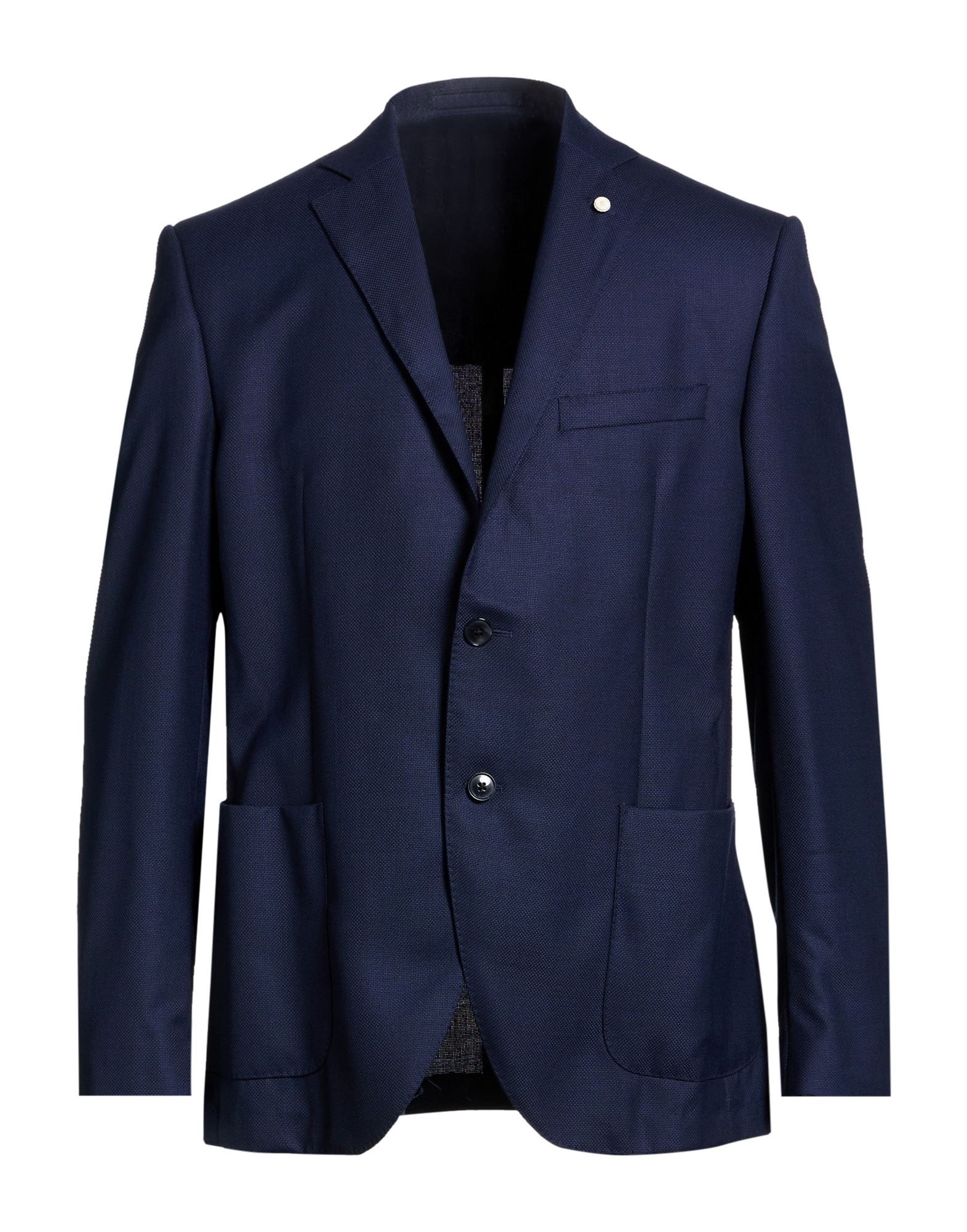 LUIGI BIANCHI Mantova Blazer Herren Nachtblau von LUIGI BIANCHI Mantova