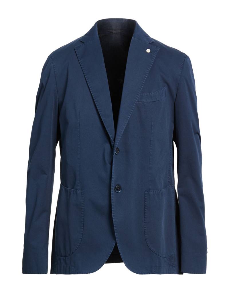 LUIGI BIANCHI Mantova Blazer Herren Nachtblau von LUIGI BIANCHI Mantova