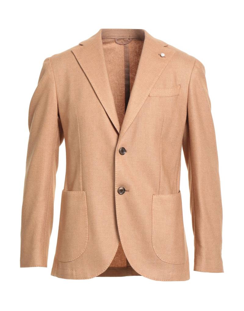 LUIGI BIANCHI Mantova Blazer Herren Sand von LUIGI BIANCHI Mantova