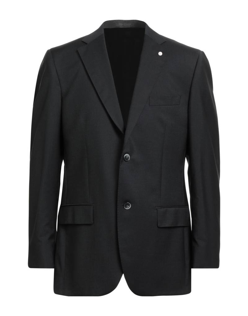 LUIGI BIANCHI Mantova Blazer Herren Schwarz von LUIGI BIANCHI Mantova