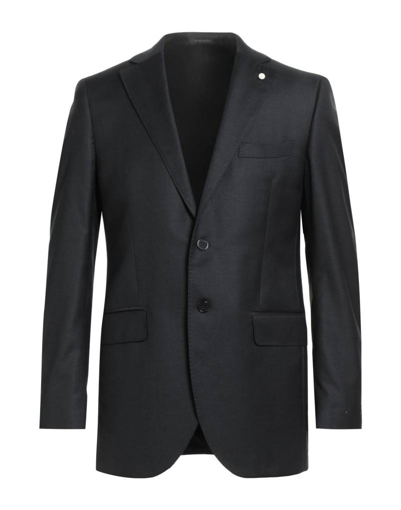 LUIGI BIANCHI Mantova Blazer Herren Schwarz von LUIGI BIANCHI Mantova
