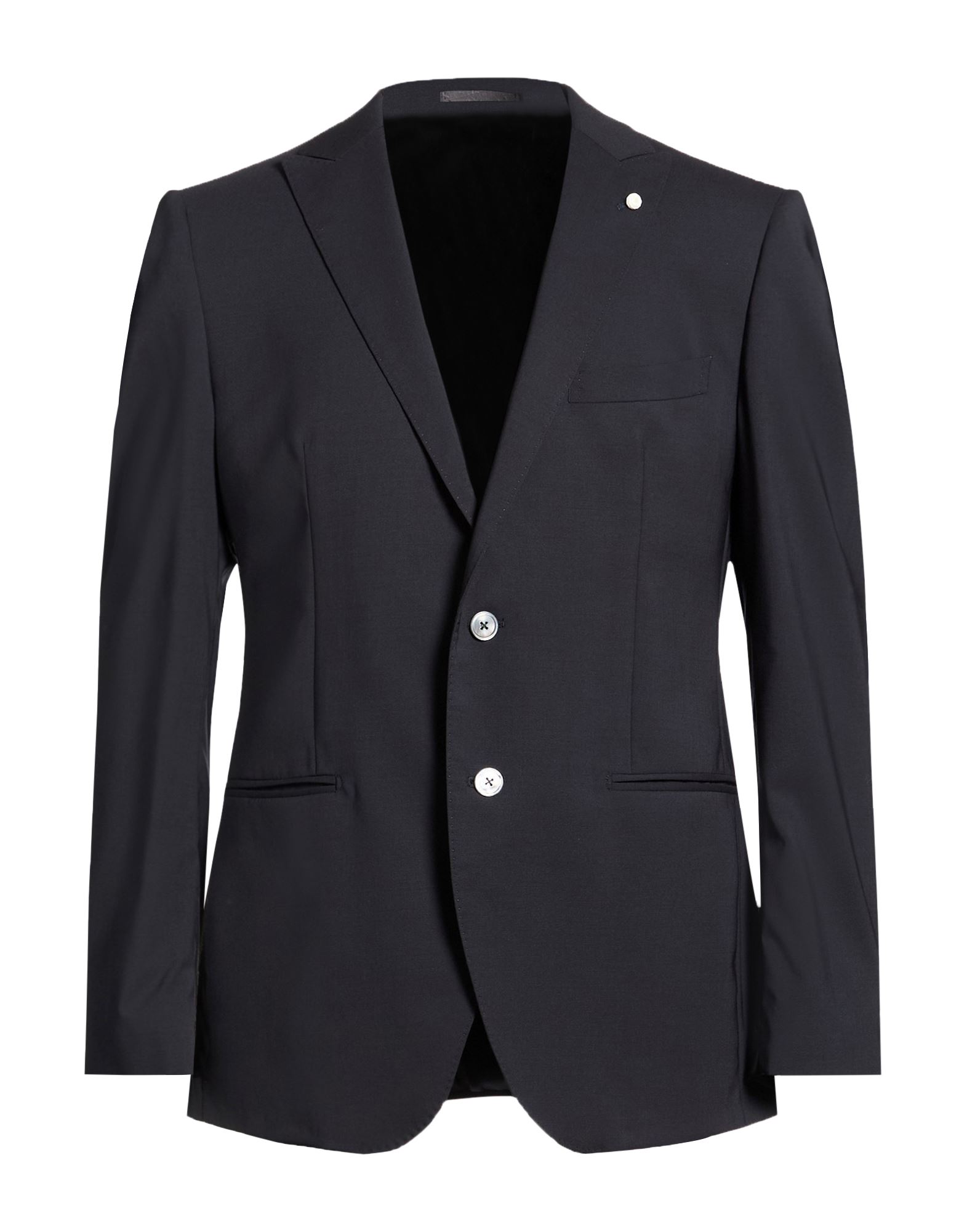 LUIGI BIANCHI Mantova Blazer Herren Schwarz von LUIGI BIANCHI Mantova
