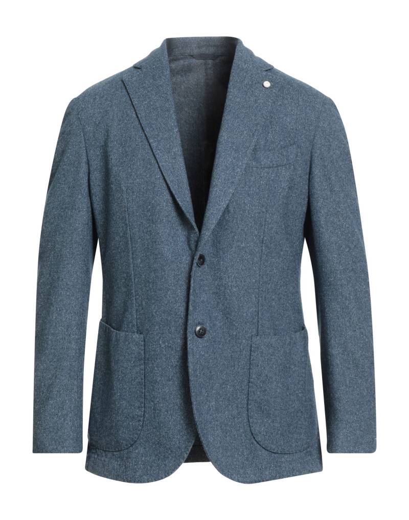 LUIGI BIANCHI Mantova Blazer Herren Taubenblau von LUIGI BIANCHI Mantova