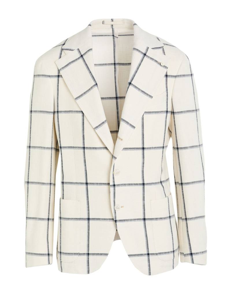 LUIGI BIANCHI Mantova Blazer Herren Weiß von LUIGI BIANCHI Mantova
