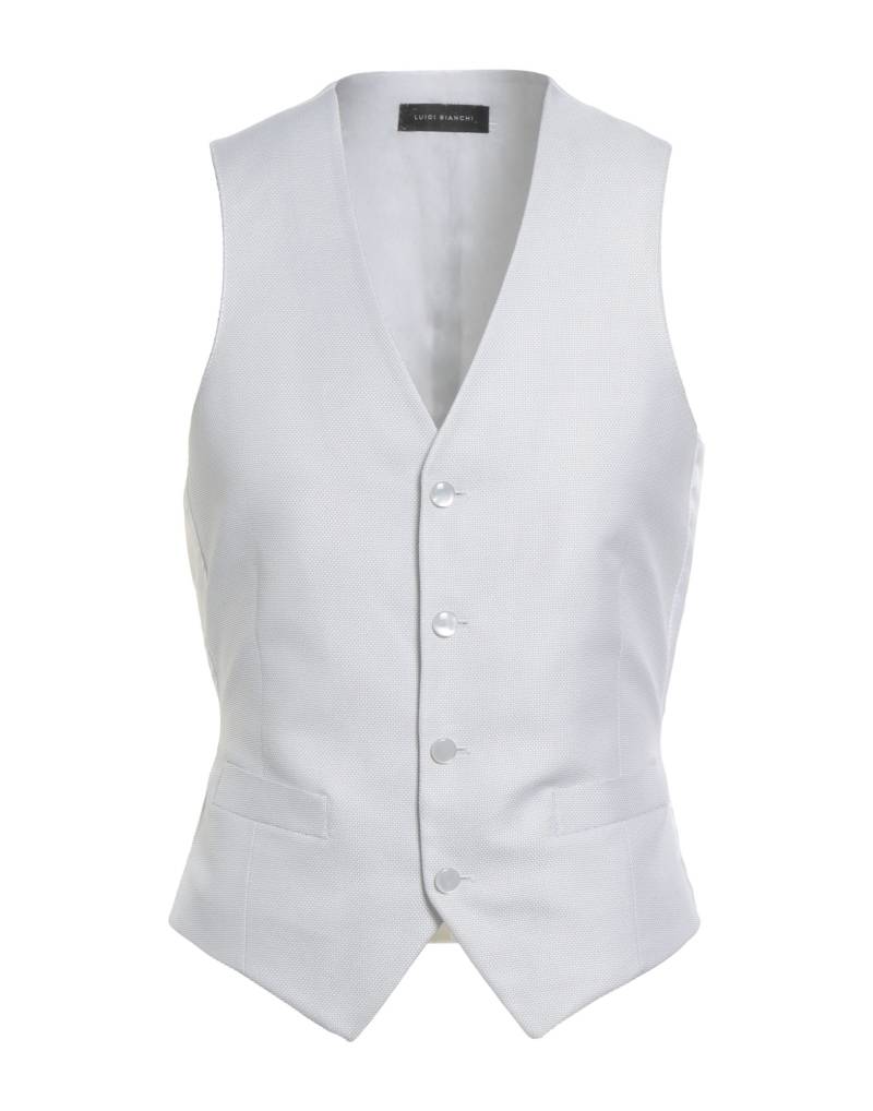 LUIGI BIANCHI Mantova Couture-weste Herren Hellgrau von LUIGI BIANCHI Mantova