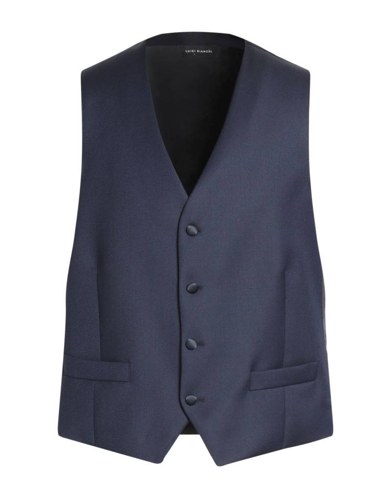 LUIGI BIANCHI Mantova Couture-weste Herren Marineblau von LUIGI BIANCHI Mantova