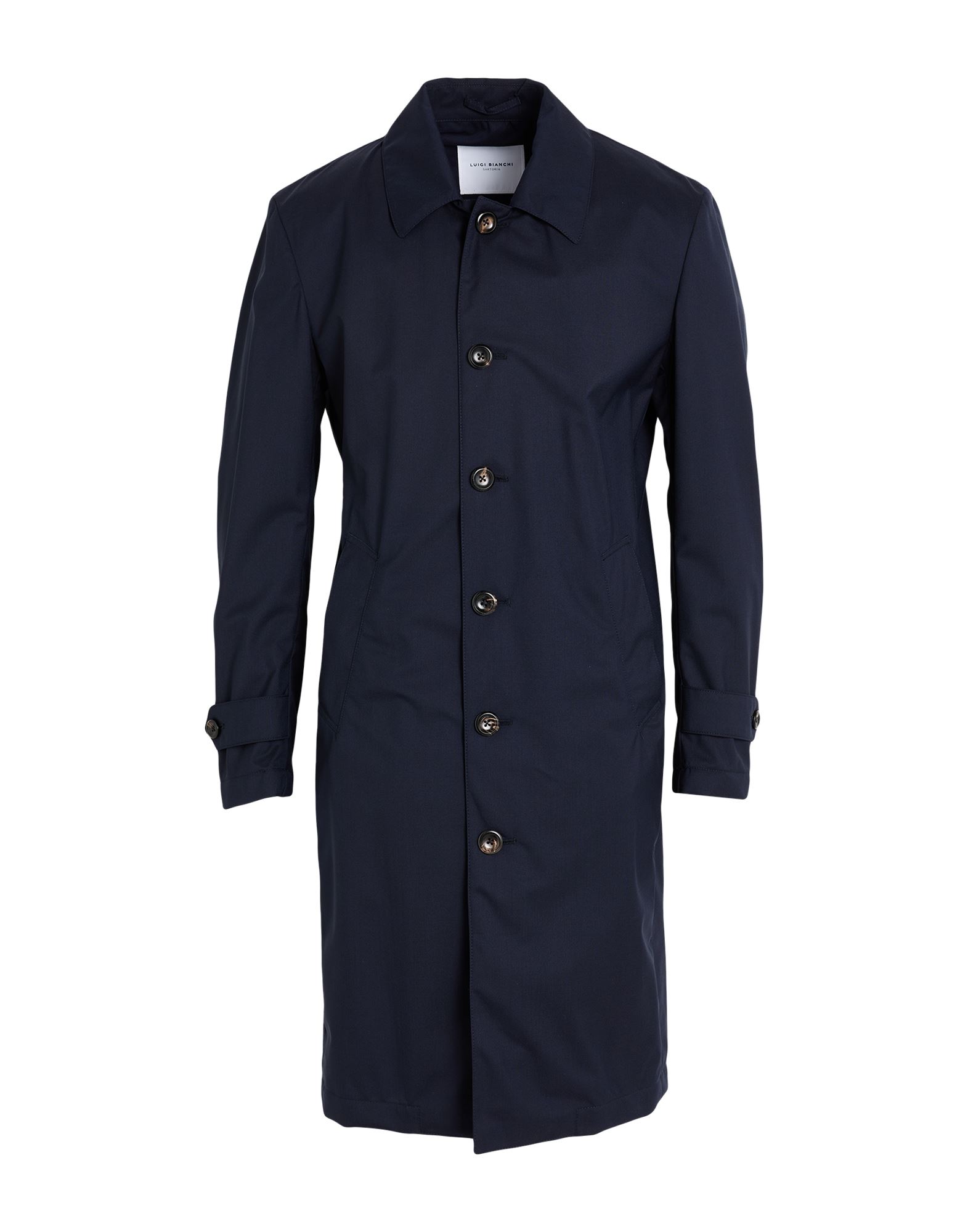 LUIGI BIANCHI Mantova Jacke, Mantel & Trenchcoat Herren Marineblau von LUIGI BIANCHI Mantova