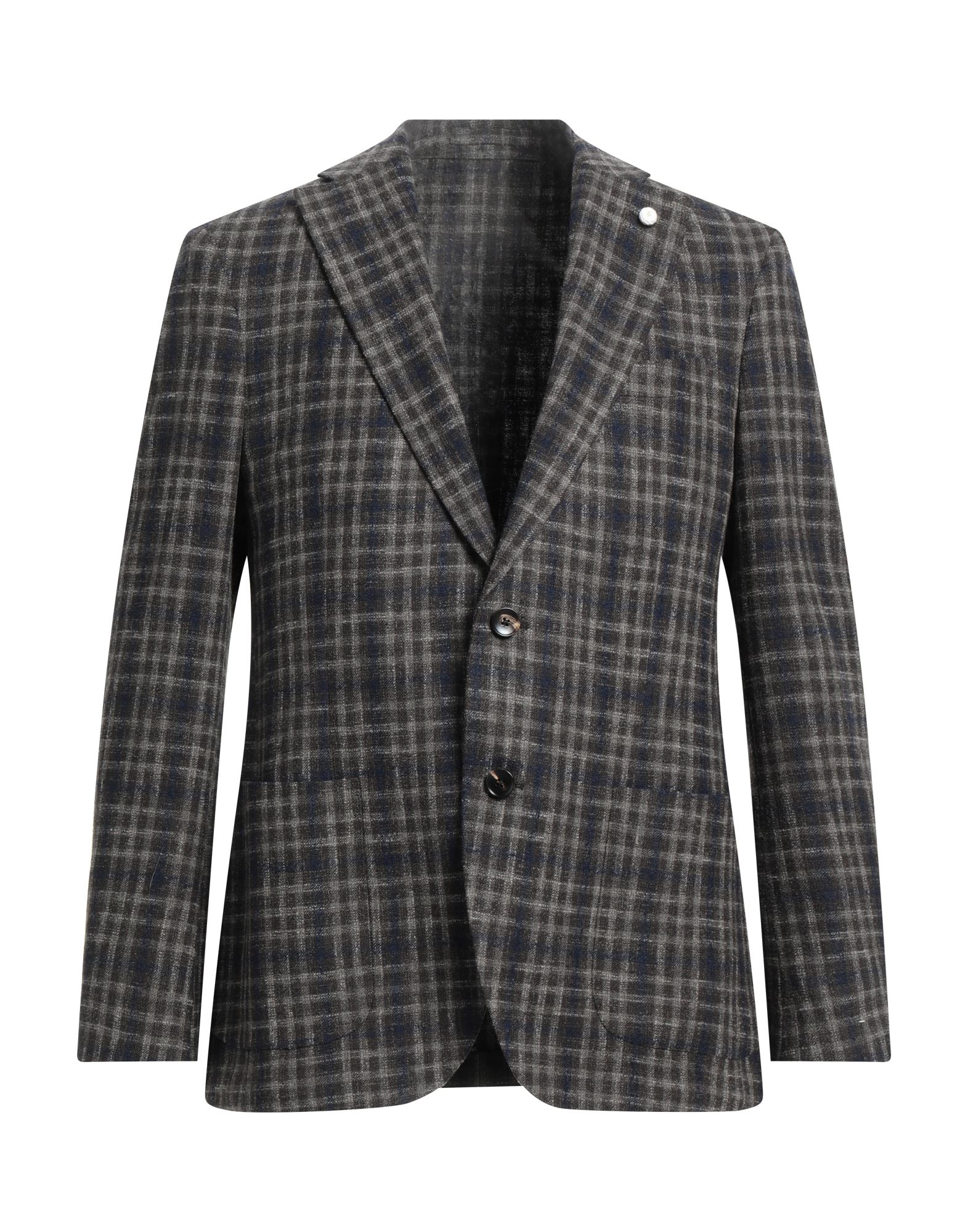 LUIGI BIANCHI Mantova Blazer Herren Dunkelbraun von LUIGI BIANCHI Mantova