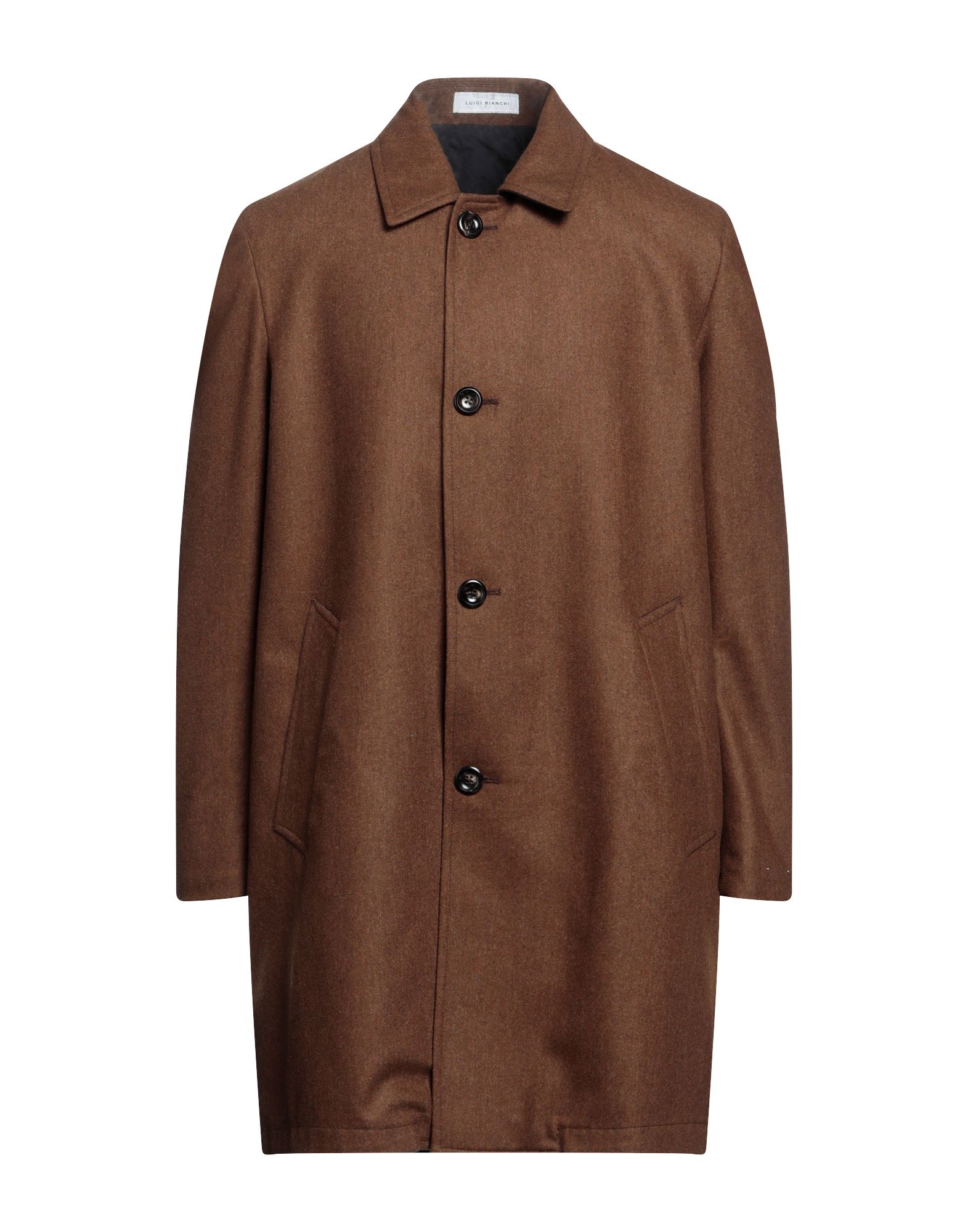 LUIGI BIANCHI Mantova Jacke, Mantel & Trenchcoat Herren Braun von LUIGI BIANCHI Mantova