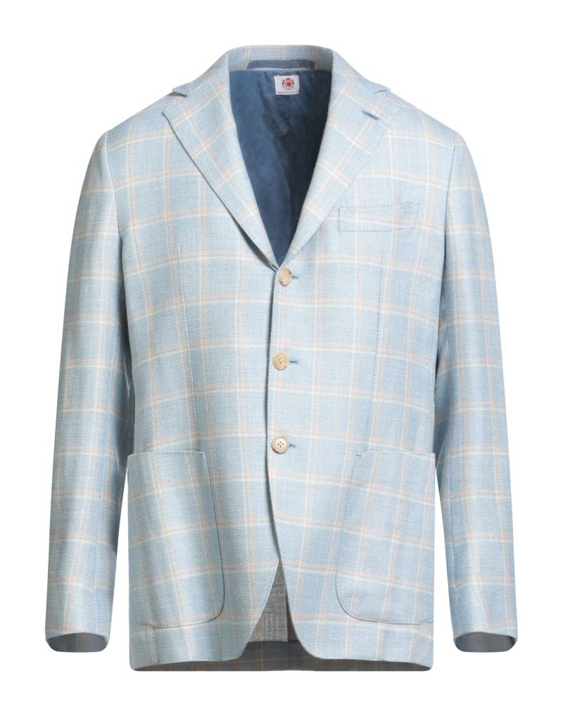 LUIGI BORRELLI NAPOLI Blazer Herren Azurblau von LUIGI BORRELLI NAPOLI