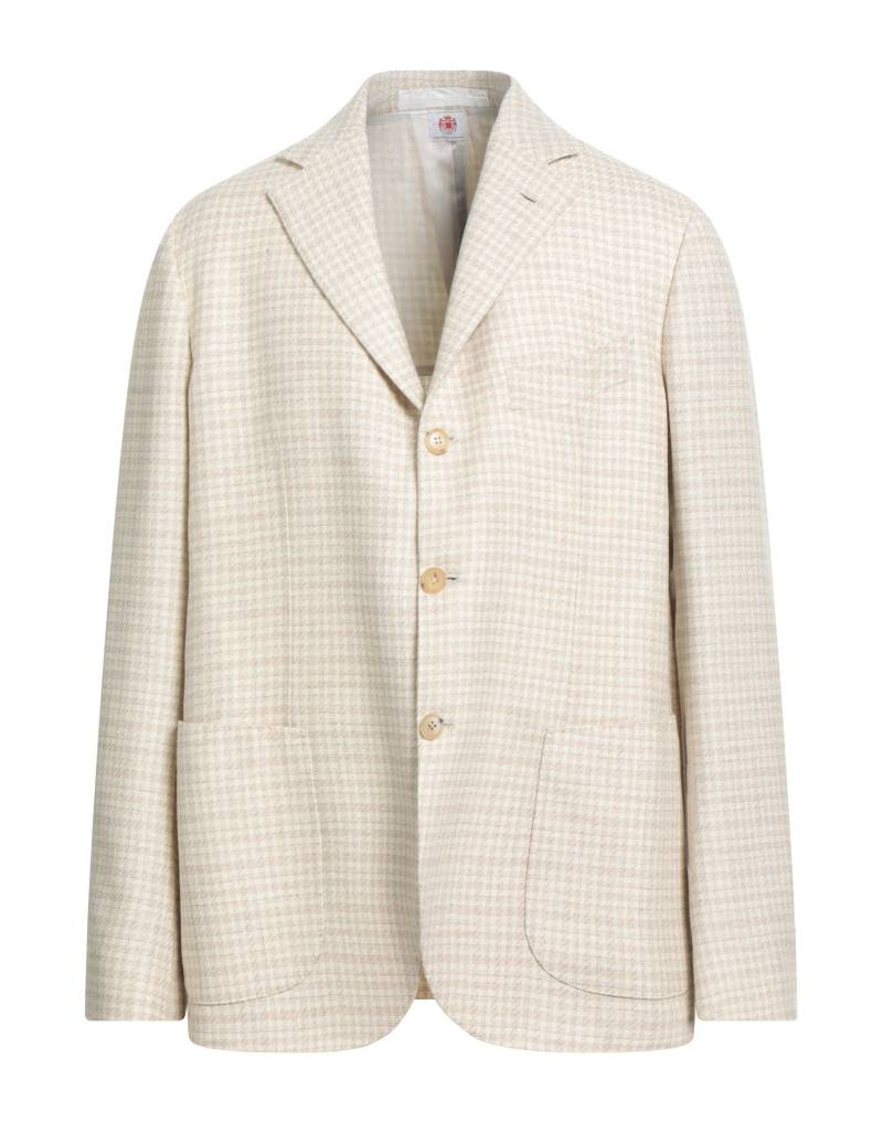 LUIGI BORRELLI NAPOLI Blazer Herren Beige von LUIGI BORRELLI NAPOLI