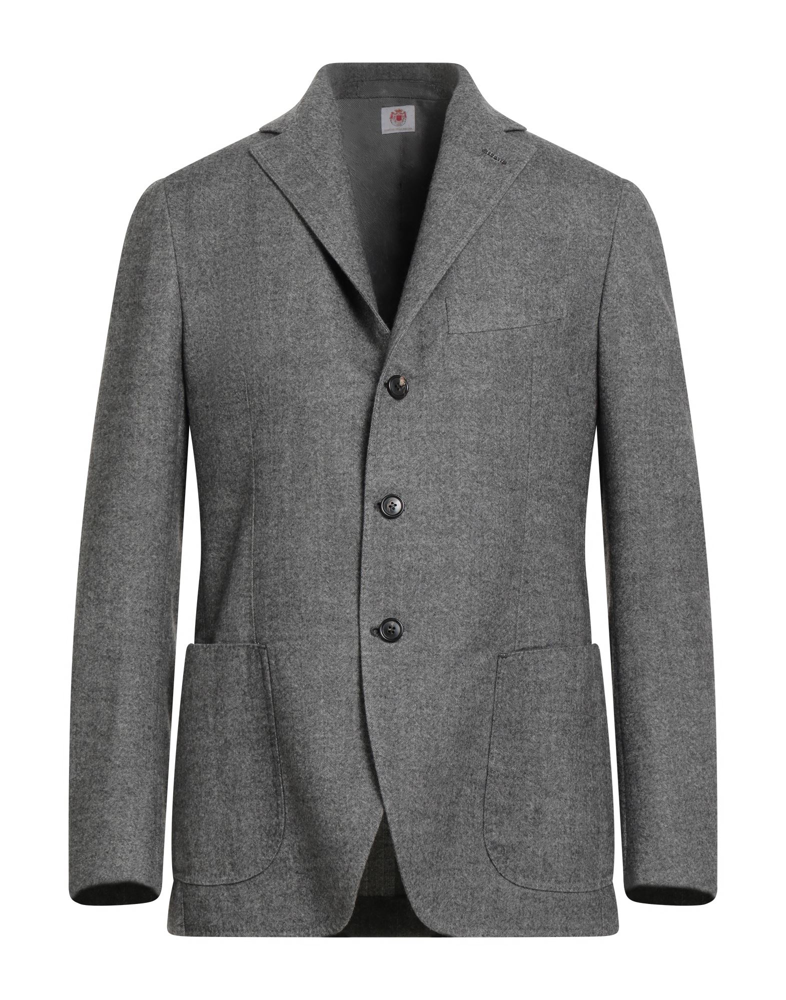 LUIGI BORRELLI NAPOLI Blazer Herren Grau LUIGI BORRELLI NAPOLI Blazer Herren Grau von LUIGI BORRELLI NAPOLI