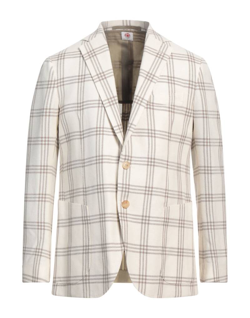 LUIGI BORRELLI NAPOLI Blazer Herren Off white von LUIGI BORRELLI NAPOLI