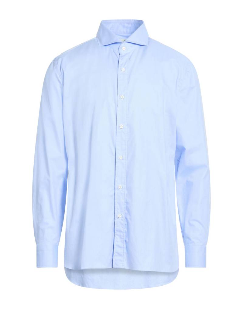 LUIGI BORRELLI NAPOLI Hemd Herren Azurblau von LUIGI BORRELLI NAPOLI
