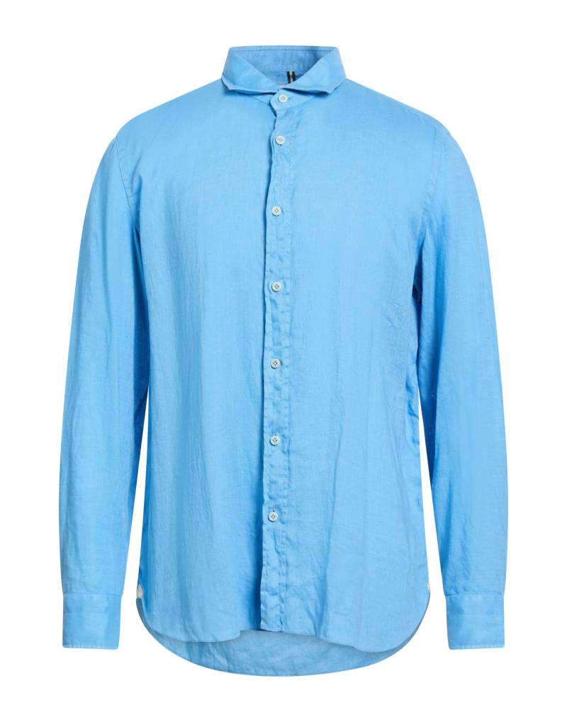 LUIGI BORRELLI NAPOLI Hemd Herren Azurblau von LUIGI BORRELLI NAPOLI