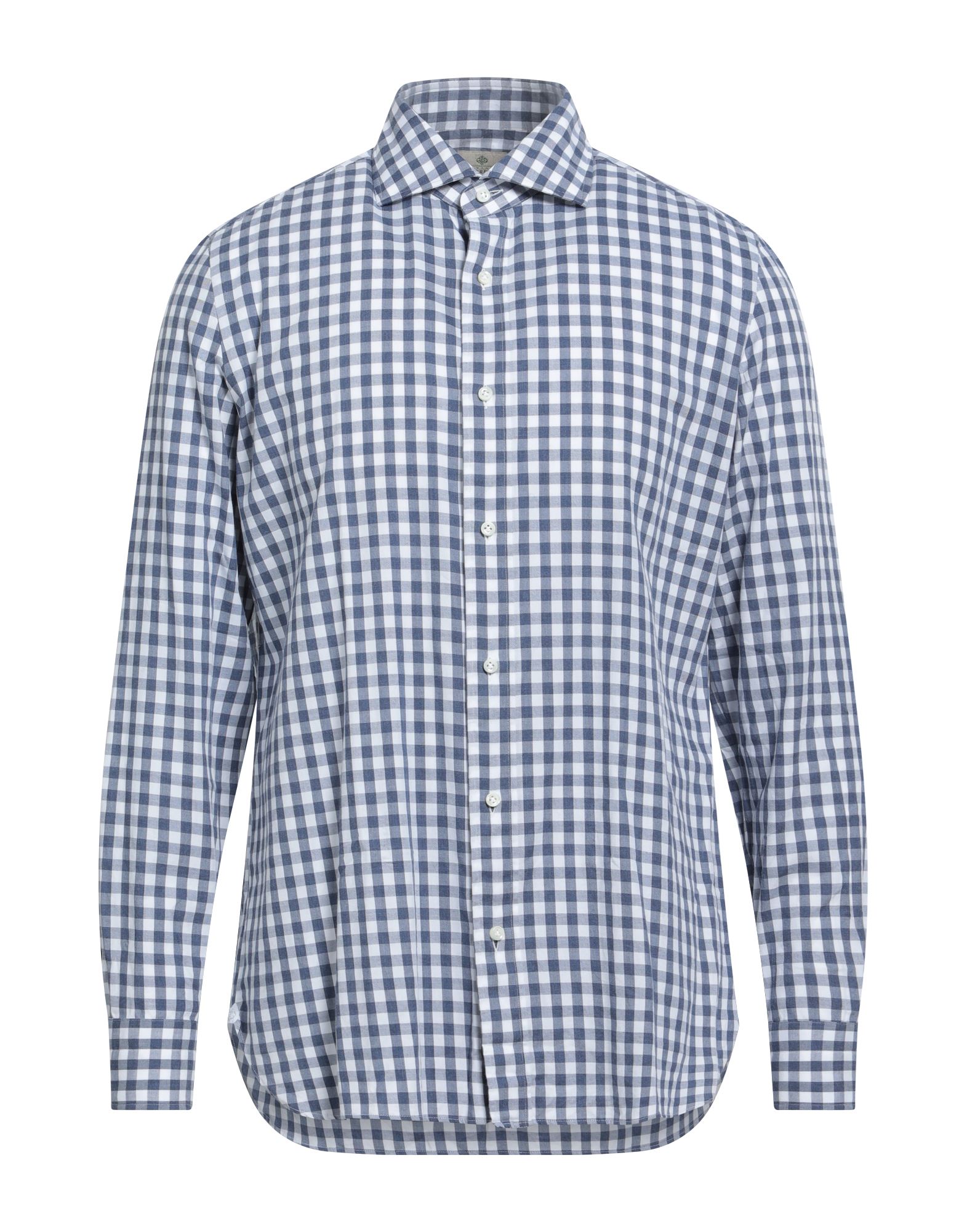 LUIGI BORRELLI NAPOLI Hemd Herren Blau LUIGI BORRELLI NAPOLI Hemd Herren Blau von LUIGI BORRELLI NAPOLI