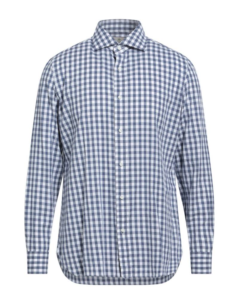 LUIGI BORRELLI NAPOLI Hemd Herren Blau LUIGI BORRELLI NAPOLI Hemd Herren Blau von LUIGI BORRELLI NAPOLI
