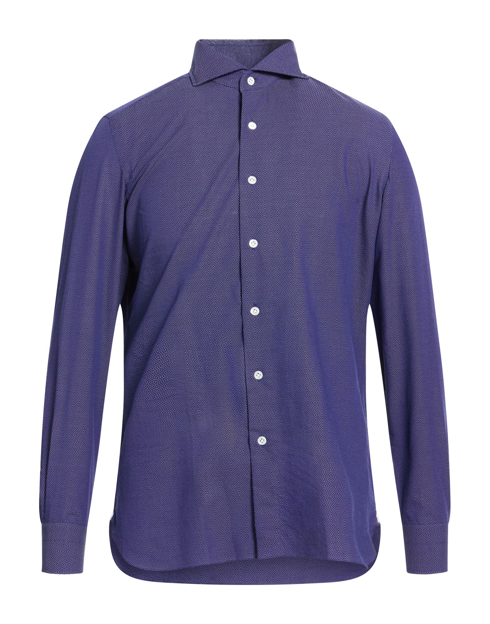 LUIGI BORRELLI NAPOLI Hemd Herren Blau von LUIGI BORRELLI NAPOLI