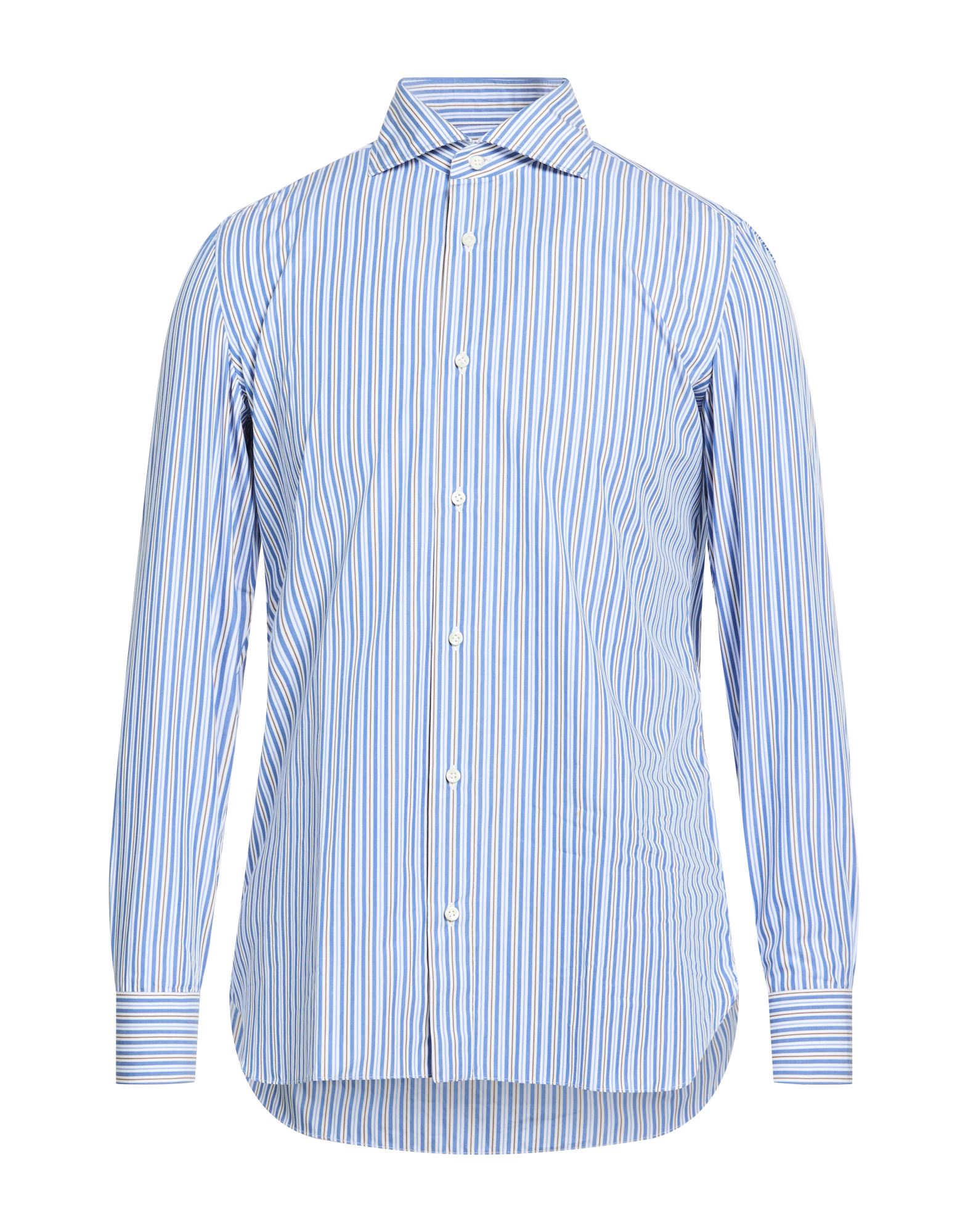 LUIGI BORRELLI NAPOLI Hemd Herren Blau von LUIGI BORRELLI NAPOLI