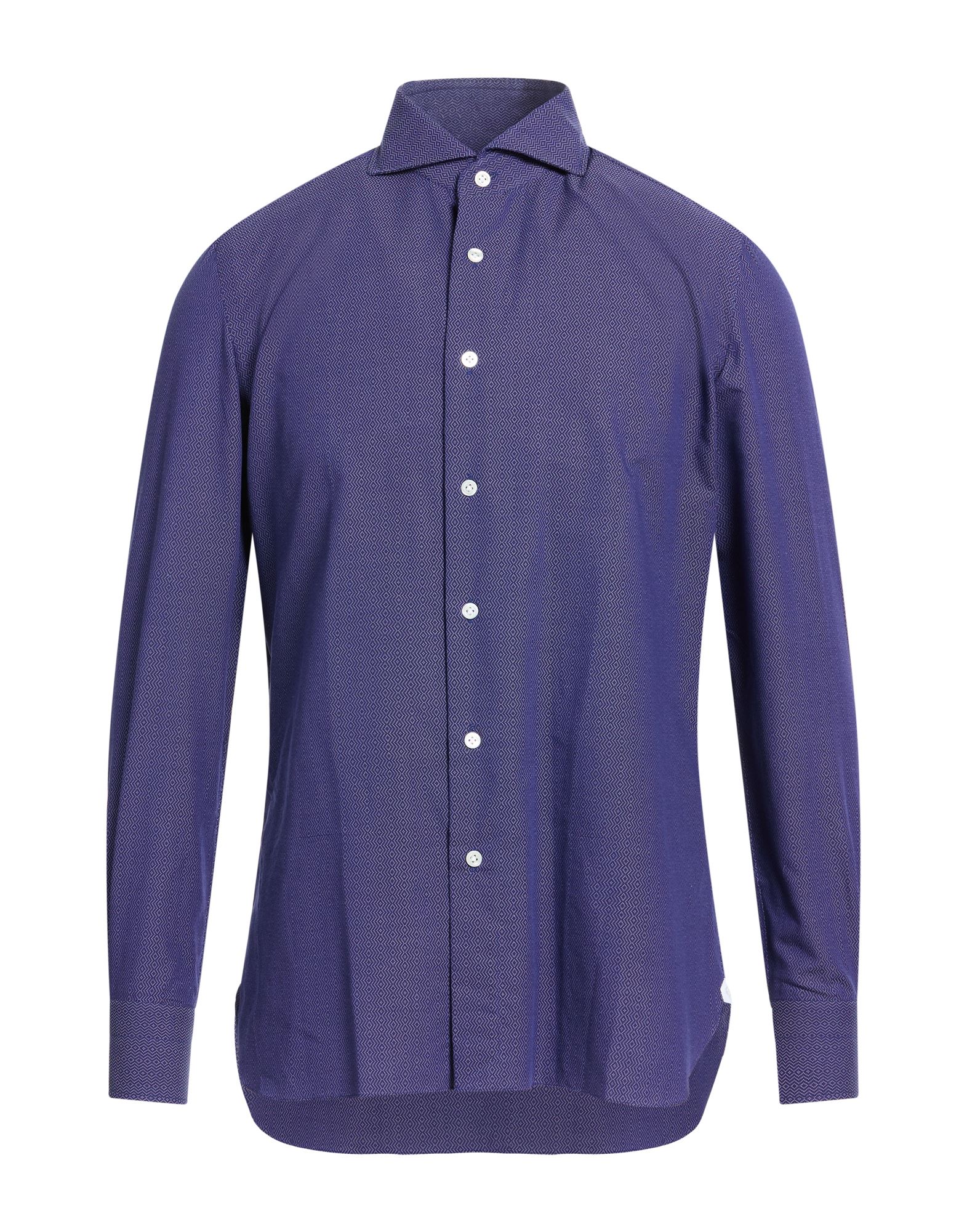 LUIGI BORRELLI NAPOLI Hemd Herren Blau von LUIGI BORRELLI NAPOLI