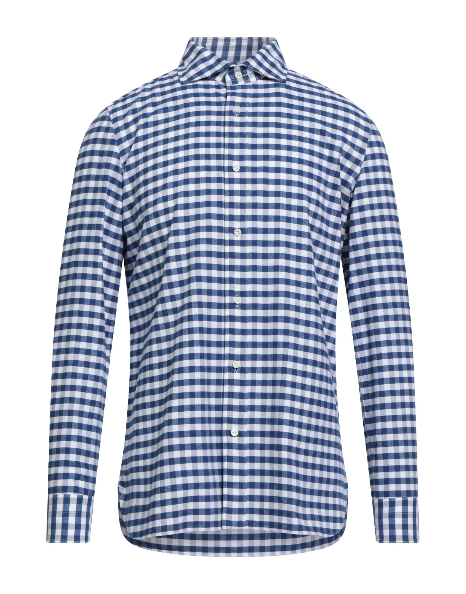 LUIGI BORRELLI NAPOLI Hemd Herren Blau von LUIGI BORRELLI NAPOLI