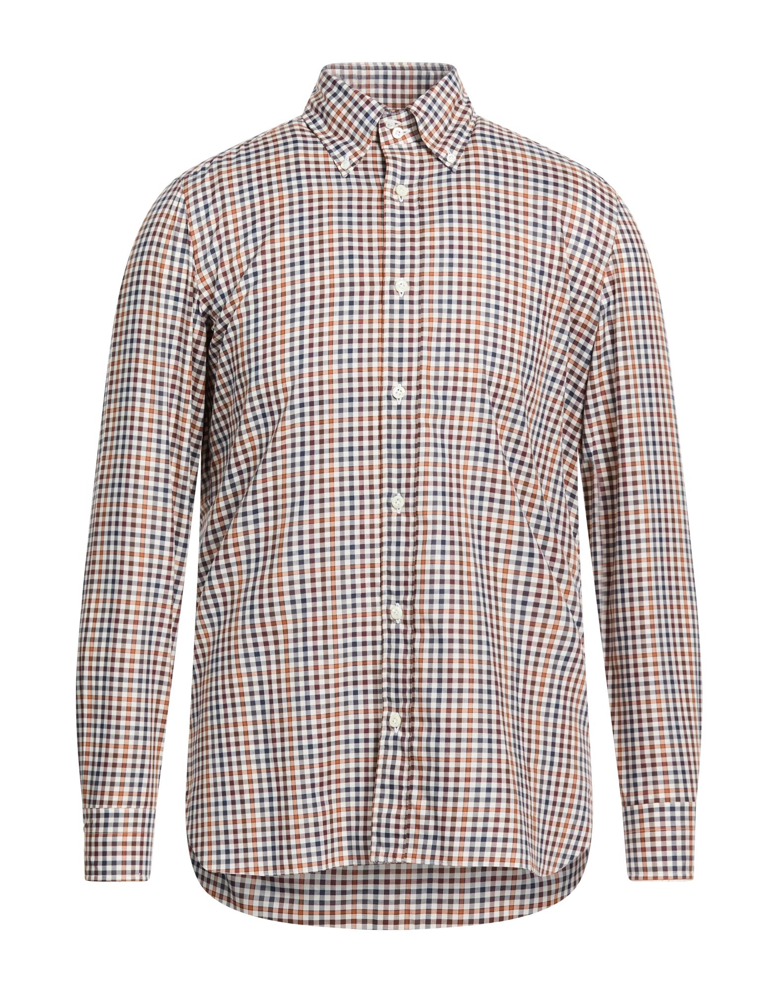 LUIGI BORRELLI NAPOLI Hemd Herren Braun von LUIGI BORRELLI NAPOLI