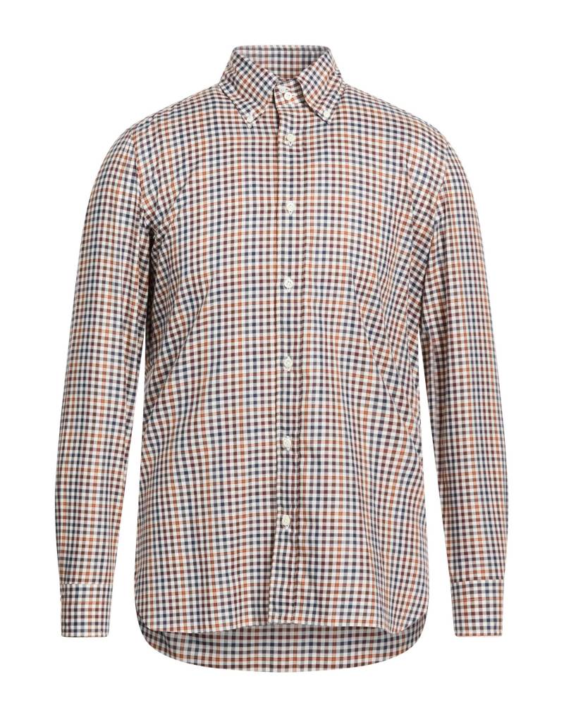 LUIGI BORRELLI NAPOLI Hemd Herren Braun von LUIGI BORRELLI NAPOLI