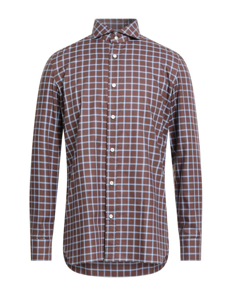 LUIGI BORRELLI NAPOLI Hemd Herren Braun von LUIGI BORRELLI NAPOLI