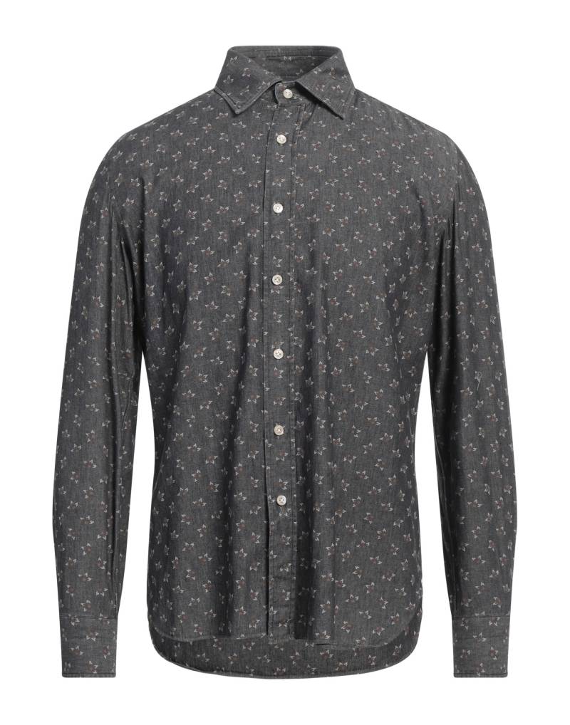 LUIGI BORRELLI NAPOLI Hemd Herren Braungrau von LUIGI BORRELLI NAPOLI