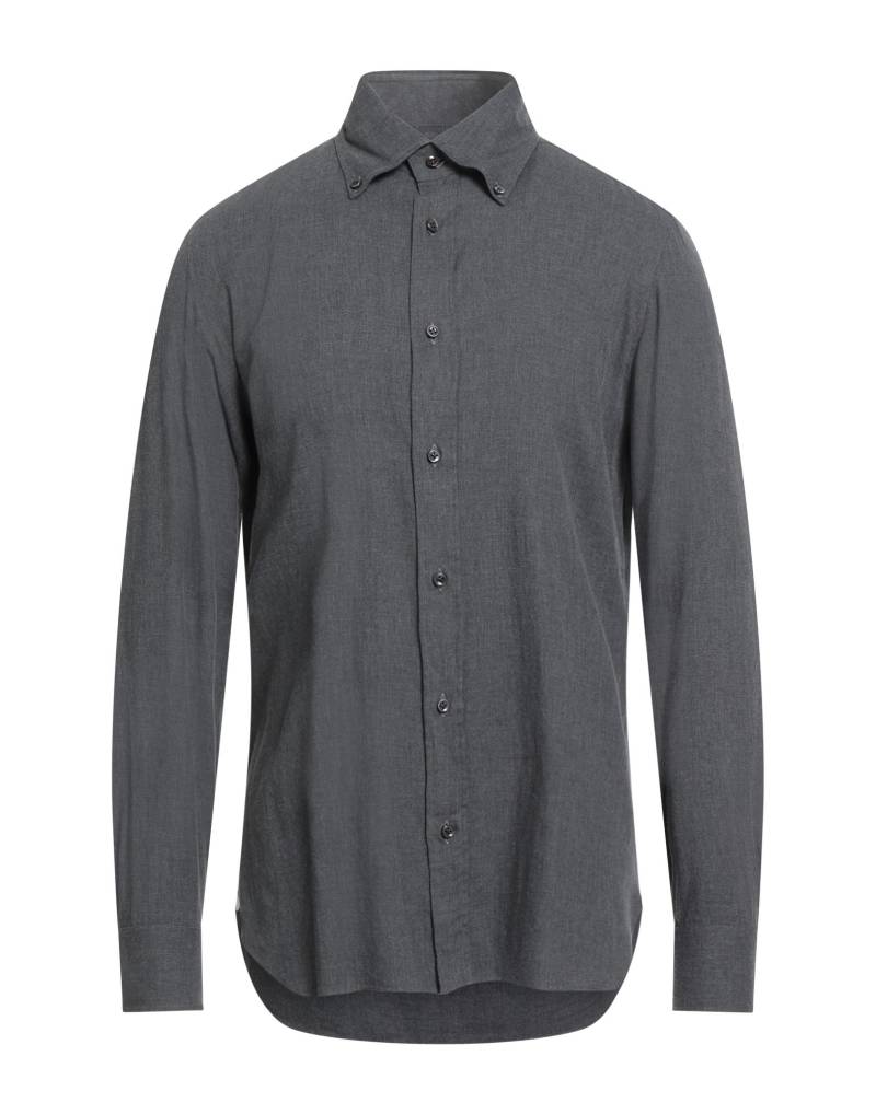 LUIGI BORRELLI NAPOLI Hemd Herren Braungrau von LUIGI BORRELLI NAPOLI