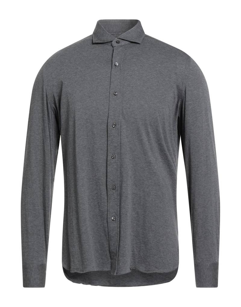 LUIGI BORRELLI NAPOLI Hemd Herren Braungrau von LUIGI BORRELLI NAPOLI