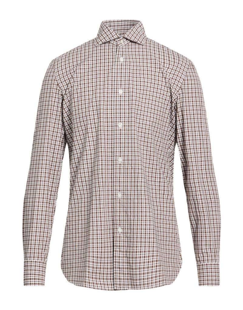 LUIGI BORRELLI NAPOLI Hemd Herren Dunkelbraun von LUIGI BORRELLI NAPOLI