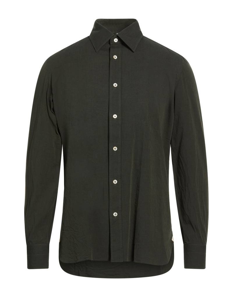 LUIGI BORRELLI NAPOLI Hemd Herren Dunkelgrün von LUIGI BORRELLI NAPOLI