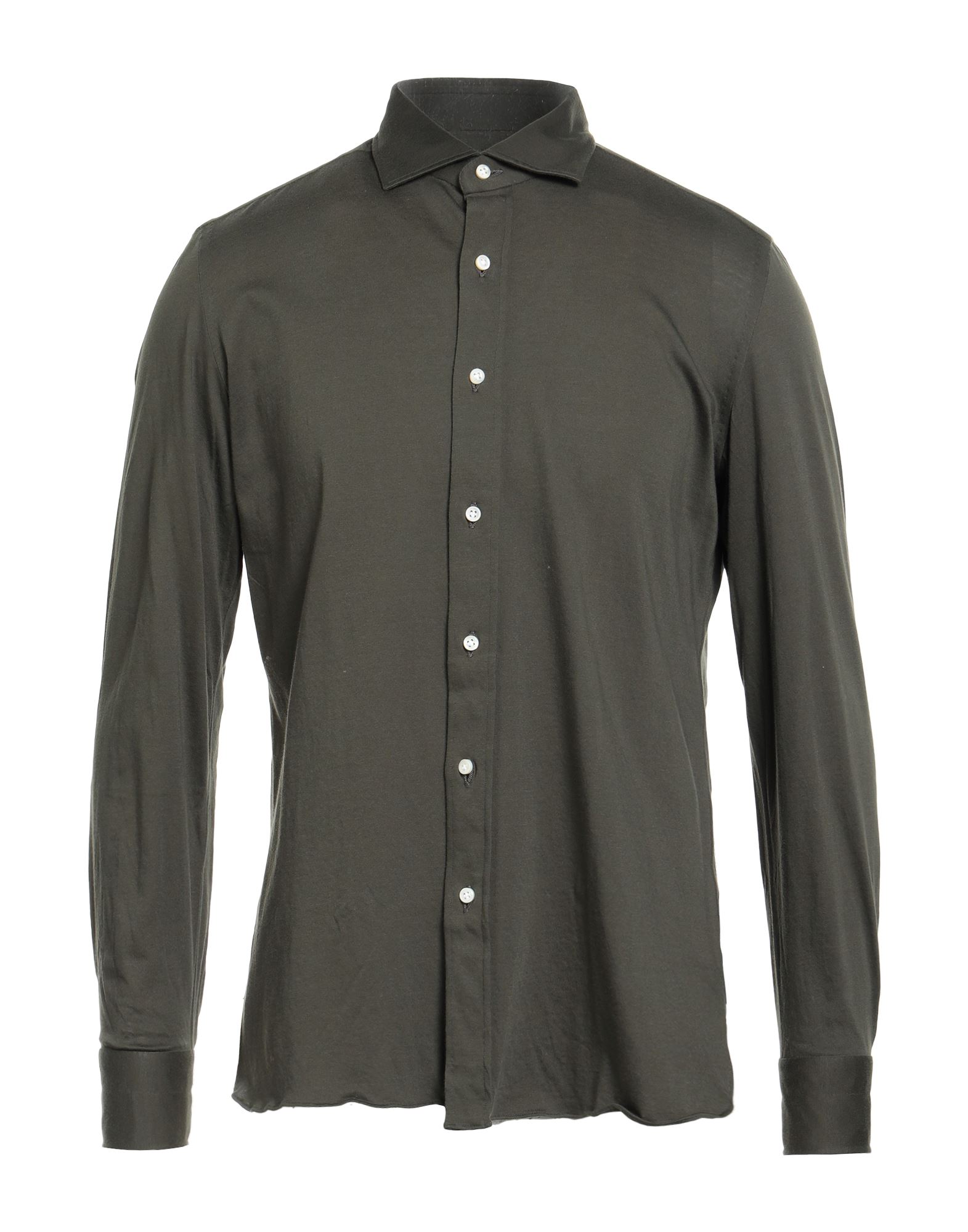 LUIGI BORRELLI NAPOLI Hemd Herren Dunkelgrün von LUIGI BORRELLI NAPOLI