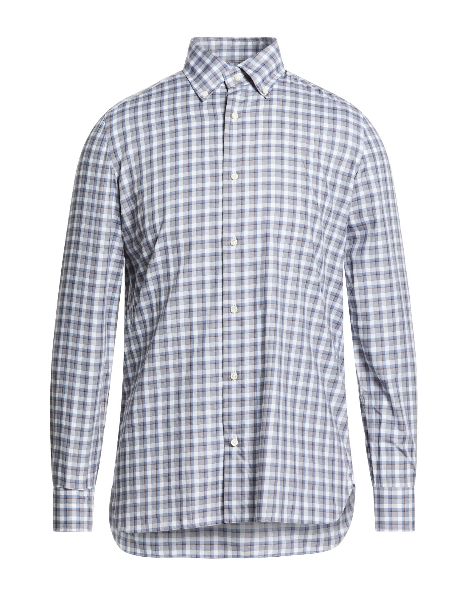 LUIGI BORRELLI NAPOLI Hemd Herren Grau von LUIGI BORRELLI NAPOLI