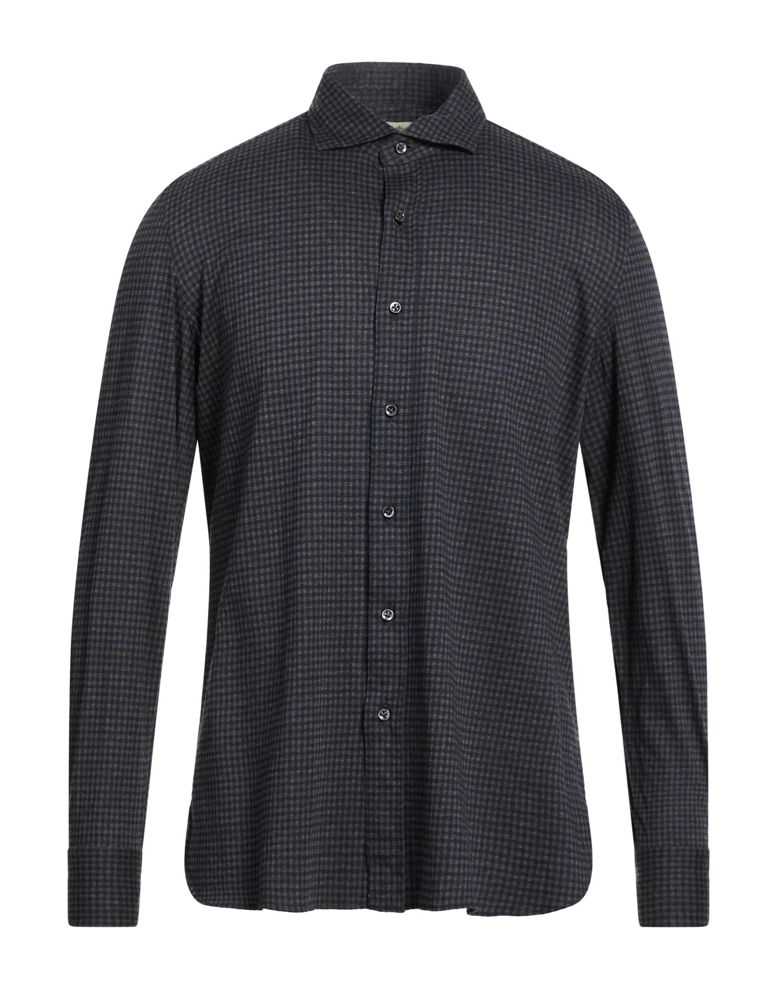 LUIGI BORRELLI NAPOLI Hemd Herren Grau von LUIGI BORRELLI NAPOLI