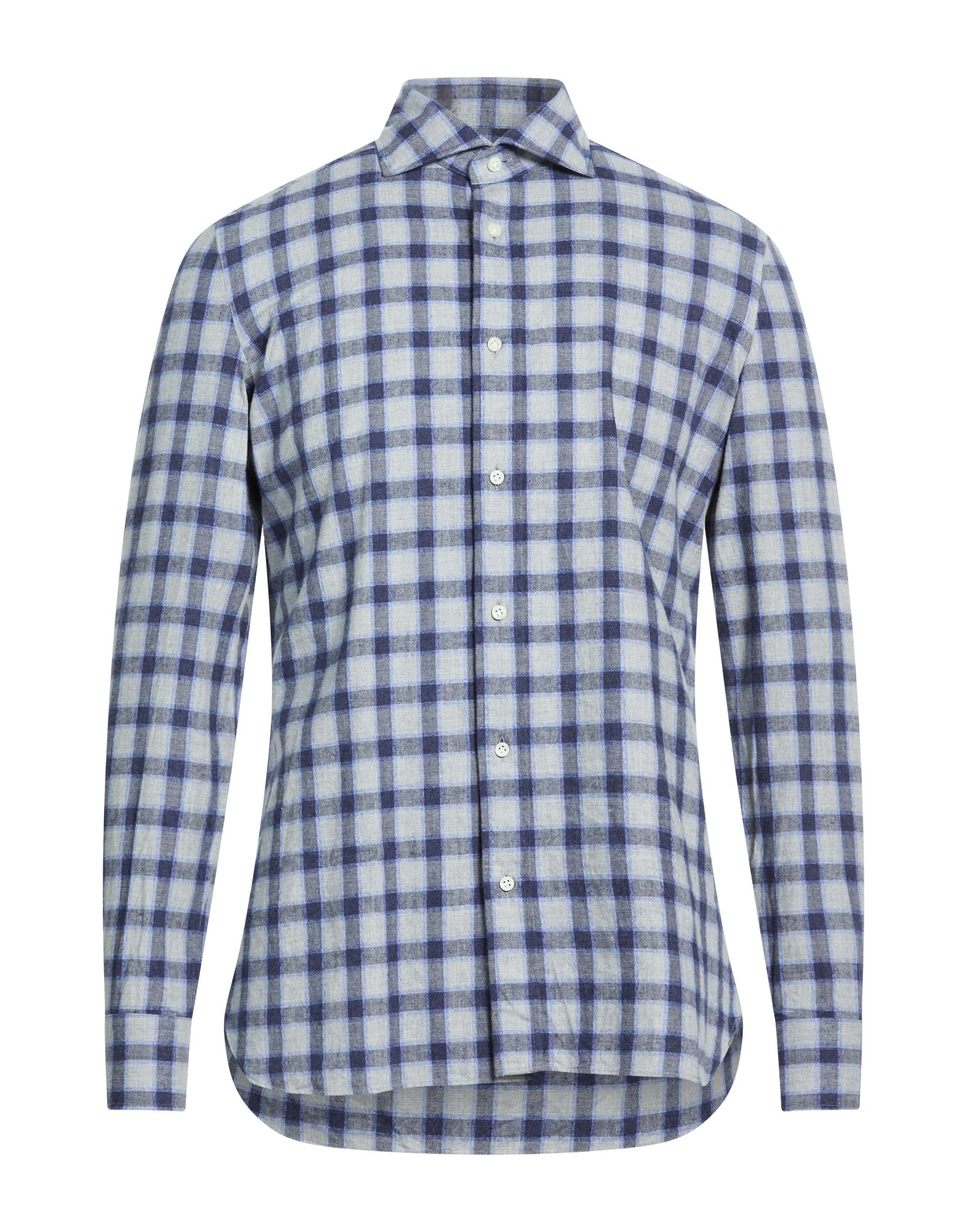 LUIGI BORRELLI NAPOLI Hemd Herren Hellgrau von LUIGI BORRELLI NAPOLI