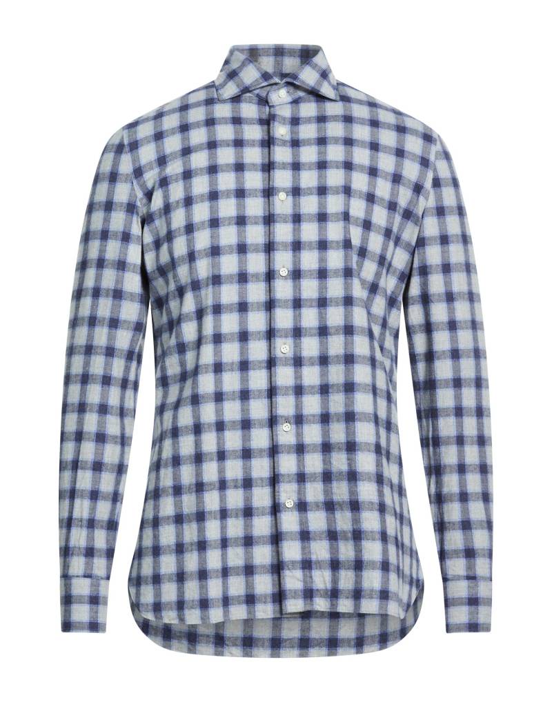 LUIGI BORRELLI NAPOLI Hemd Herren Hellgrau von LUIGI BORRELLI NAPOLI