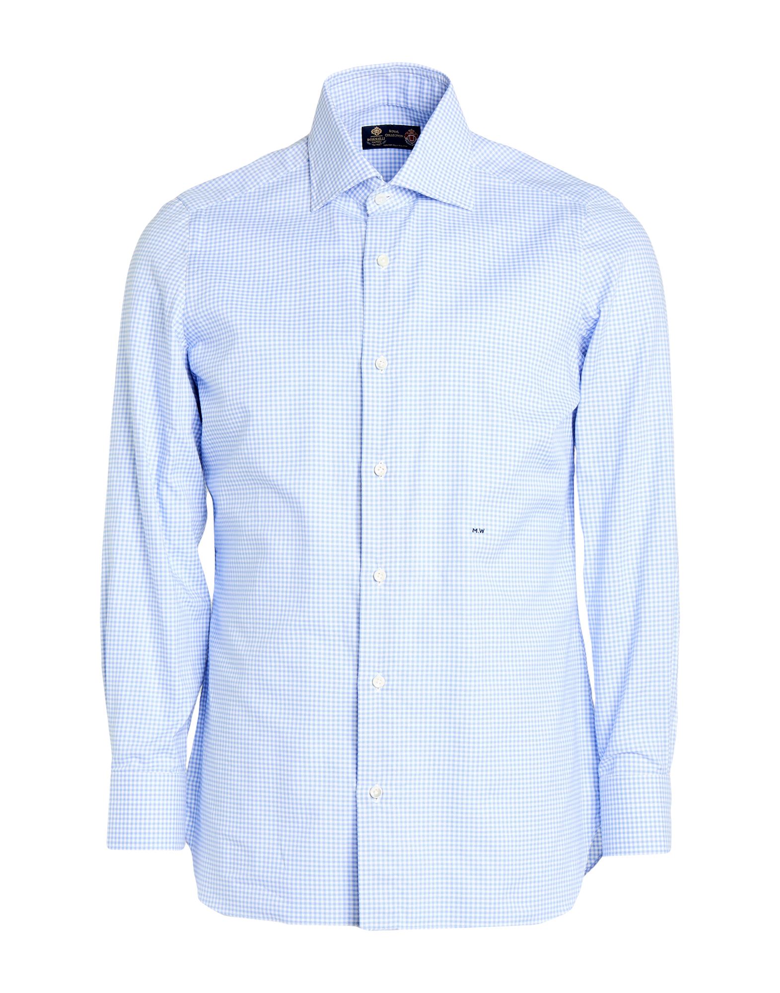 LUIGI BORRELLI NAPOLI Hemd Herren Himmelblau von LUIGI BORRELLI NAPOLI