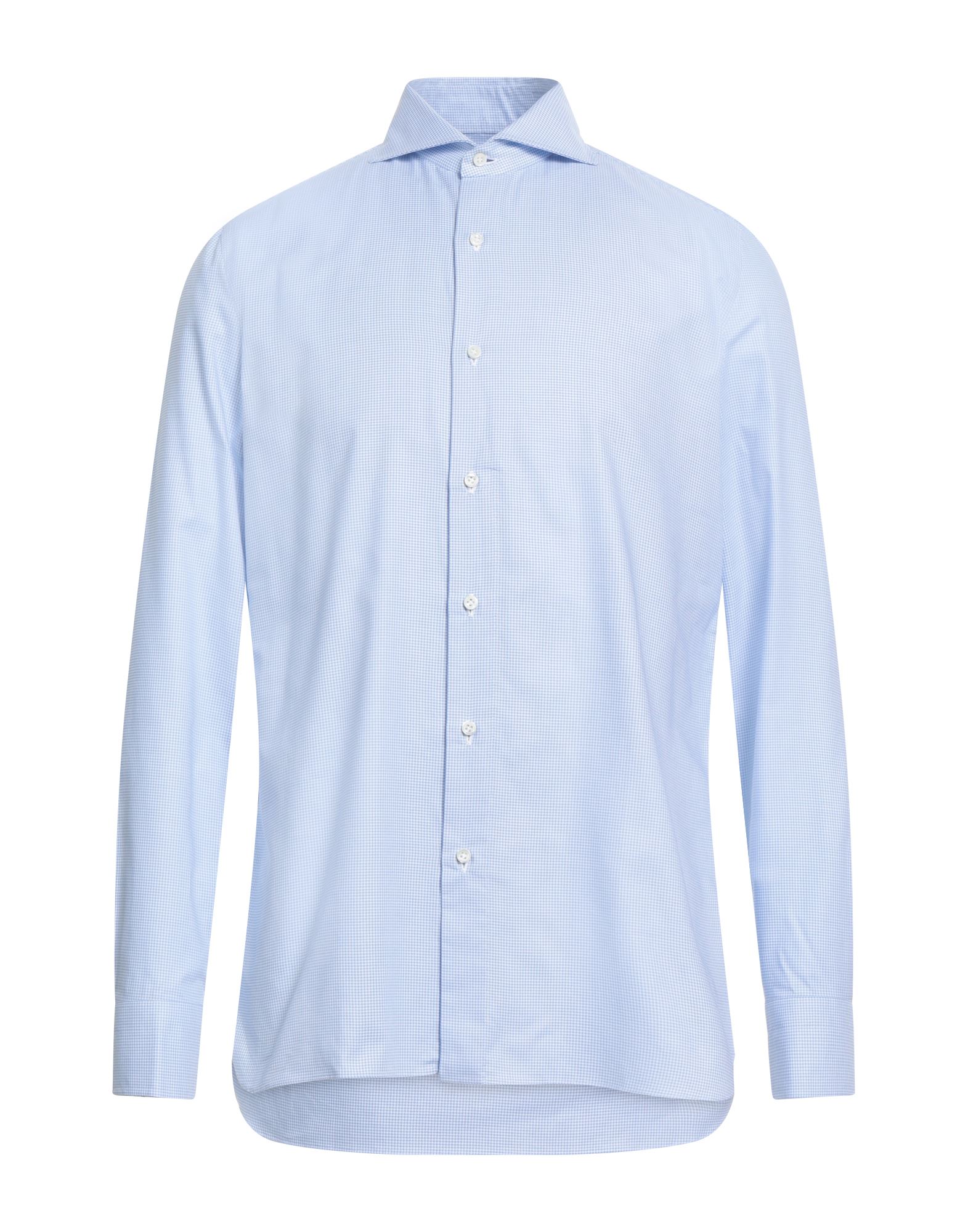 LUIGI BORRELLI NAPOLI Hemd Herren Himmelblau LUIGI BORRELLI NAPOLI Hemd Herren Himmelblau von LUIGI BORRELLI NAPOLI