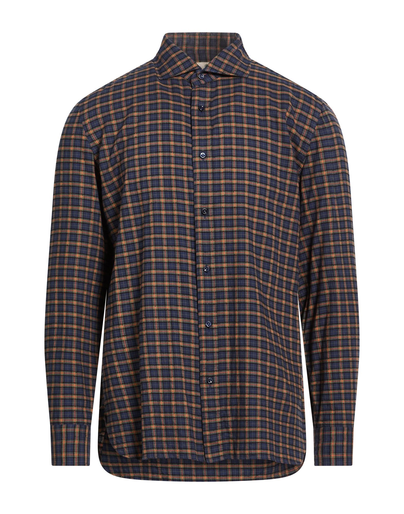 LUIGI BORRELLI NAPOLI Hemd Herren Marineblau von LUIGI BORRELLI NAPOLI