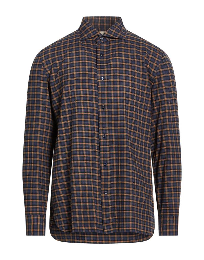LUIGI BORRELLI NAPOLI Hemd Herren Marineblau von LUIGI BORRELLI NAPOLI