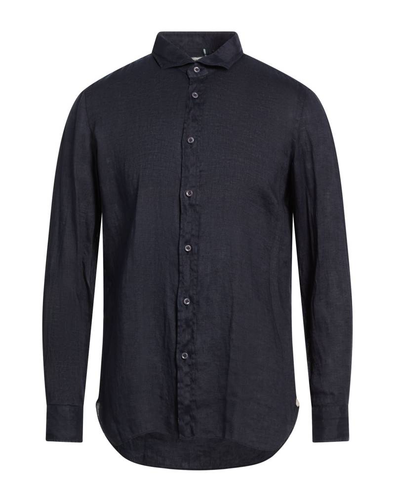 LUIGI BORRELLI NAPOLI Hemd Herren Marineblau von LUIGI BORRELLI NAPOLI