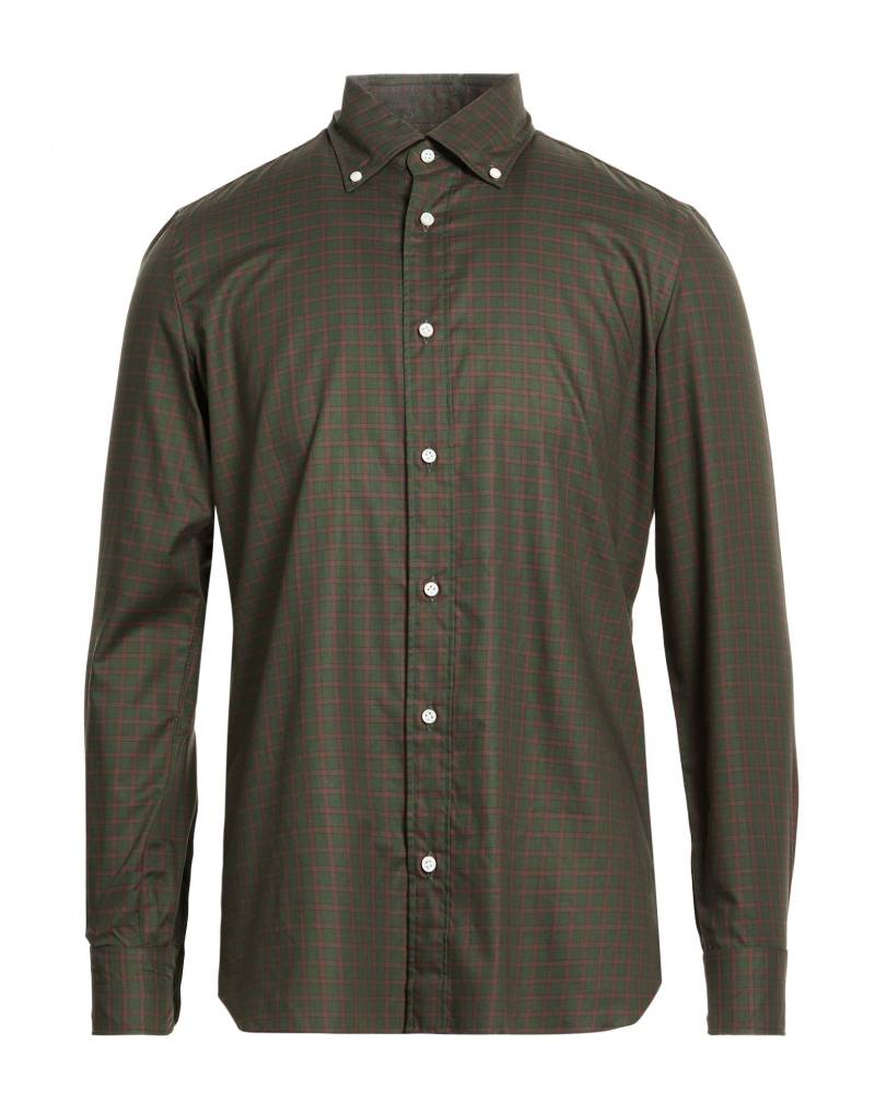 LUIGI BORRELLI NAPOLI Hemd Herren Militärgrün von LUIGI BORRELLI NAPOLI